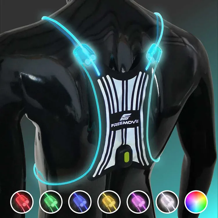 Osvetljen brezrokavnik SPIDER 360 FREEMOVE – vrhunska vidnost in varnost v vseh razmerah. Na voljo pri SportR.si.