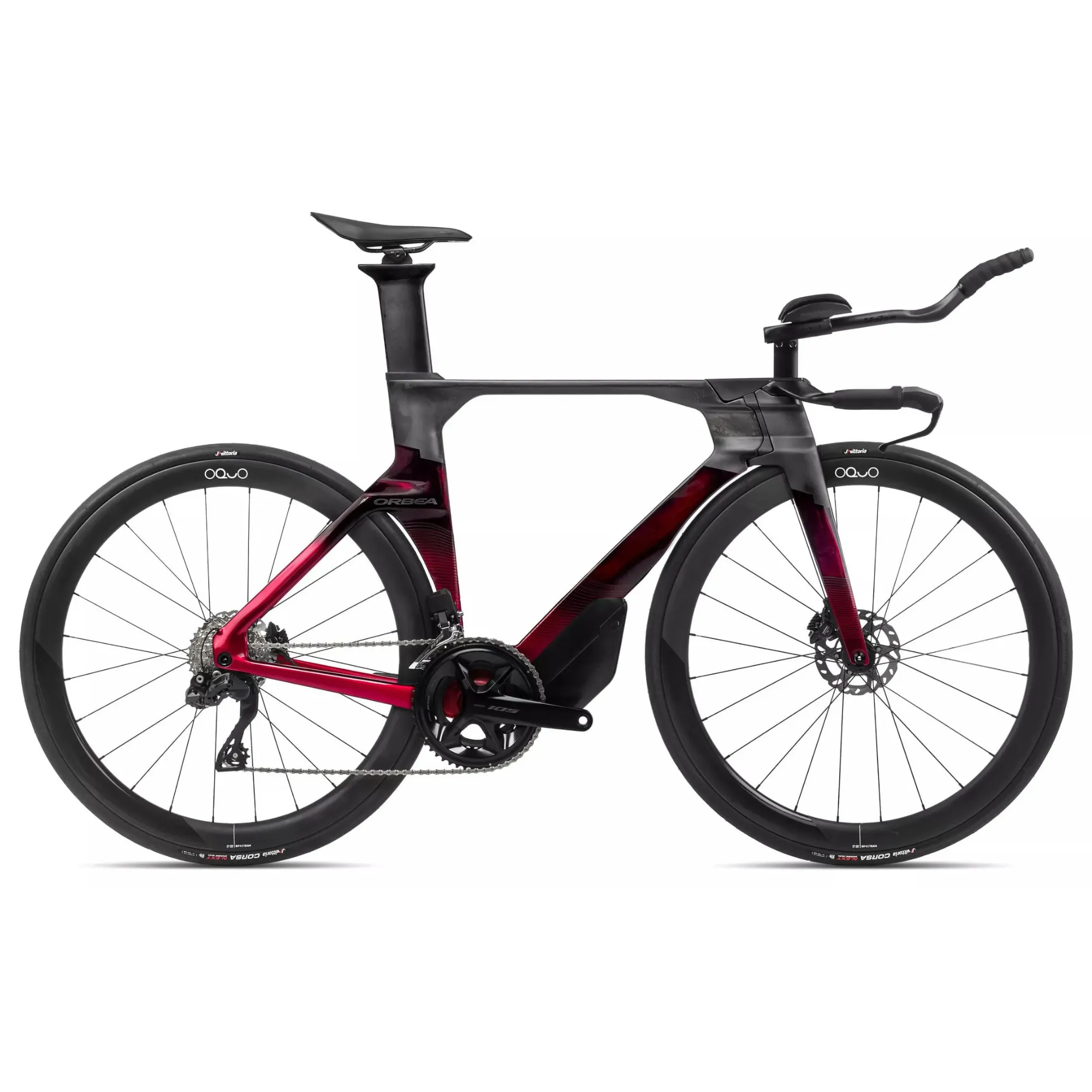 Orbea Ordu M30iLTD – aerodinamično triatlonsko kolo s karbonskim okvirjem in Shimano 105 Di2, na voljo pri SportR.si.