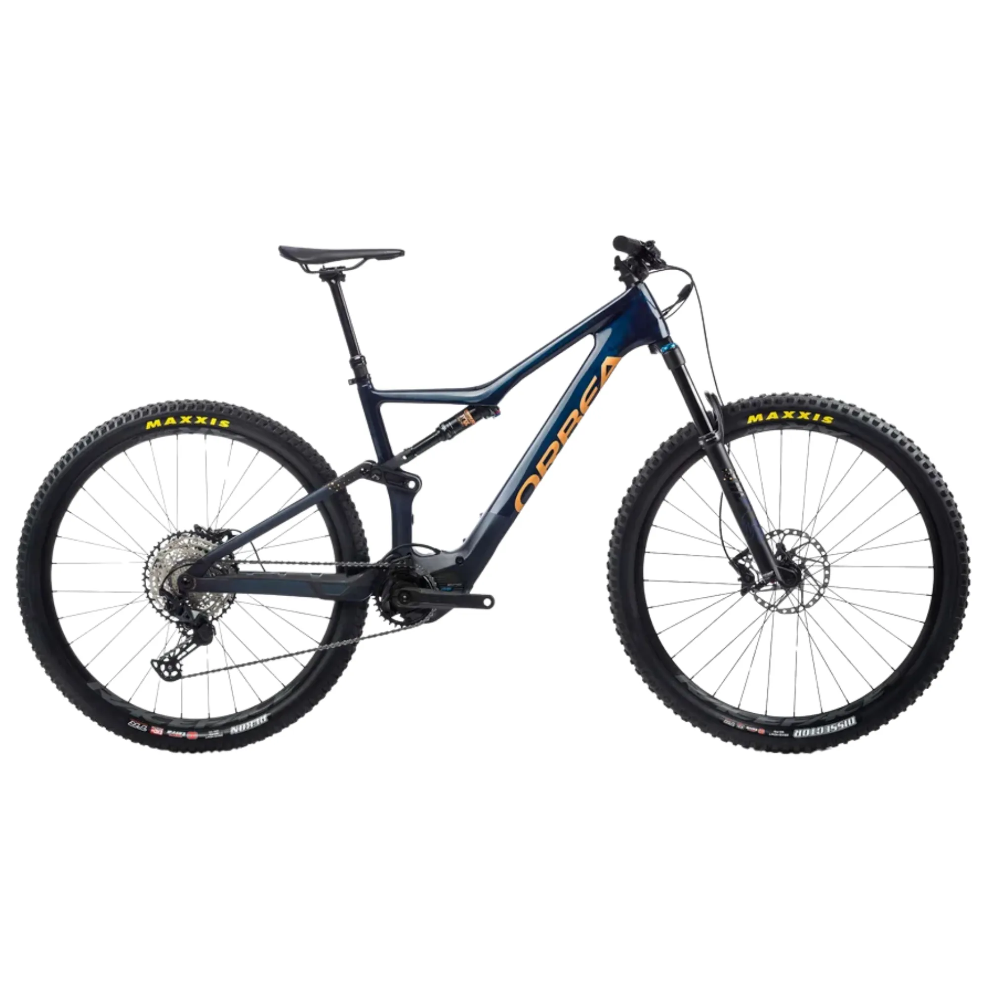 Orbea Rise M20 – lahkotno električno gorsko kolo z aluminijastim okvirjem in Shimano EP801-RS motorjem. Na voljo pri SportR.si.