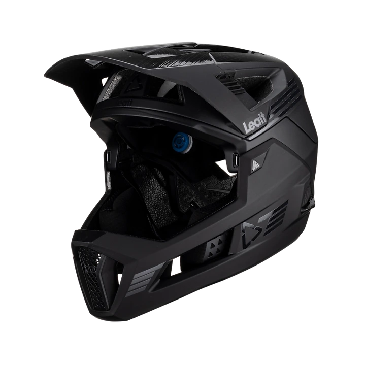 Leatt MTB Enduro 4.0 V23 – vsestranska kolesarska čelada z odstranljivo brado, 360° Turbine zaščito in odlično ventilacijo. Na voljo pri SportR.si.