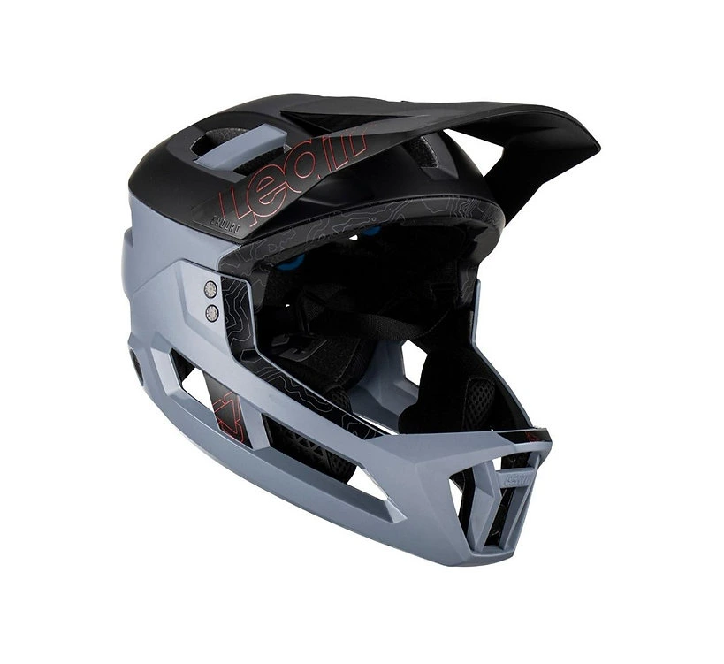 Leatt MTB Enduro 3.0 V23 – trpežna in zračna kolesarska čelada s snemljivo brado in 360° Turbine zaščito. Na voljo pri SportR.si.