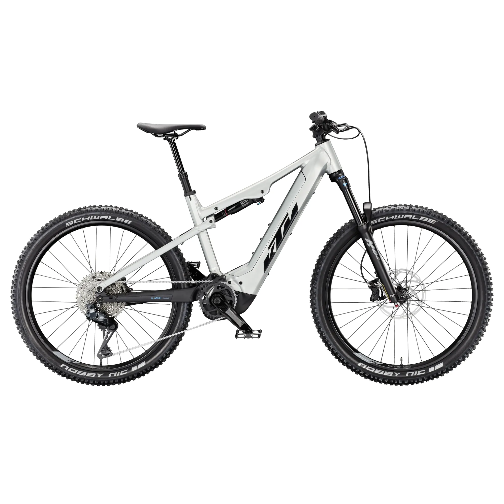 Električno gorsko kolo KTM Macina Lycan 771 Di2 – 27.5" all-mountain e-MTB, Bosch CX Smart System, 750 Wh baterija, 140 mm hoda | SportR.si