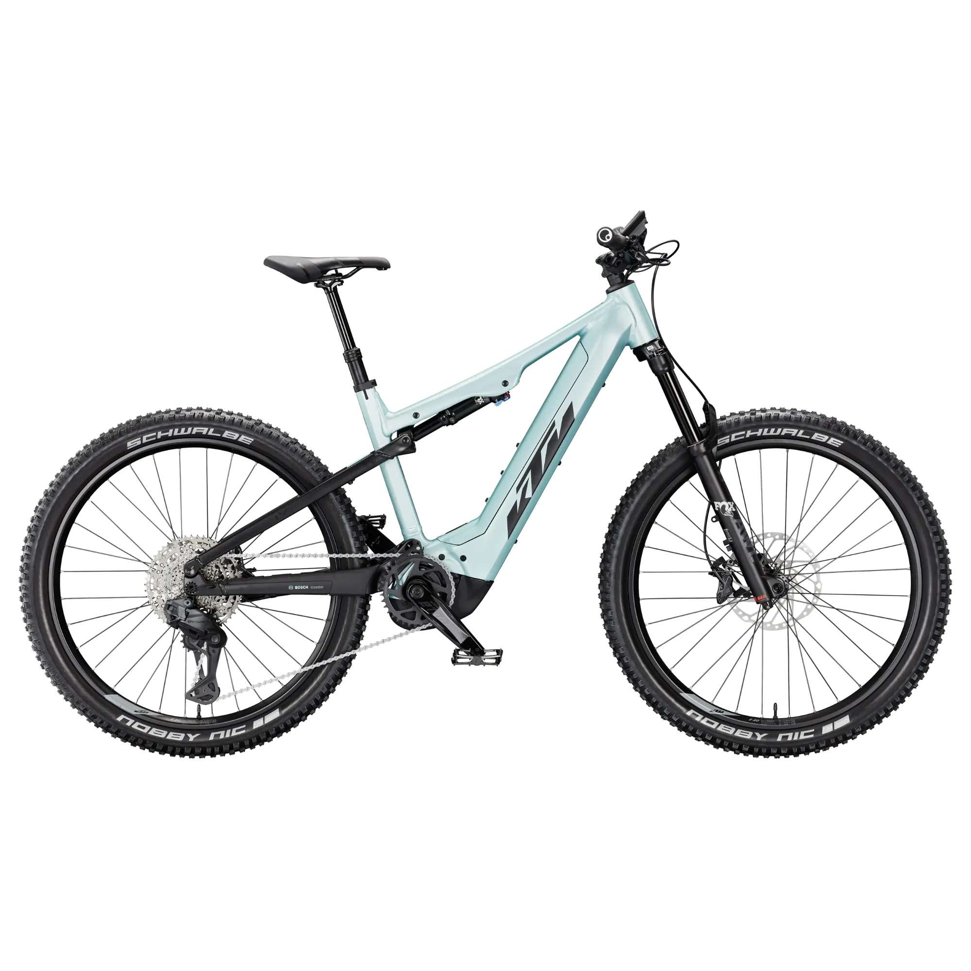 Električno gorsko kolo KTM Macina Lycan 771 Glorious Di2 – 27.5″ all-mountain e-MTB, Bosch Performance CX motor, 750 Wh baterija, polna 140 mm vzmetitev | sportR.si