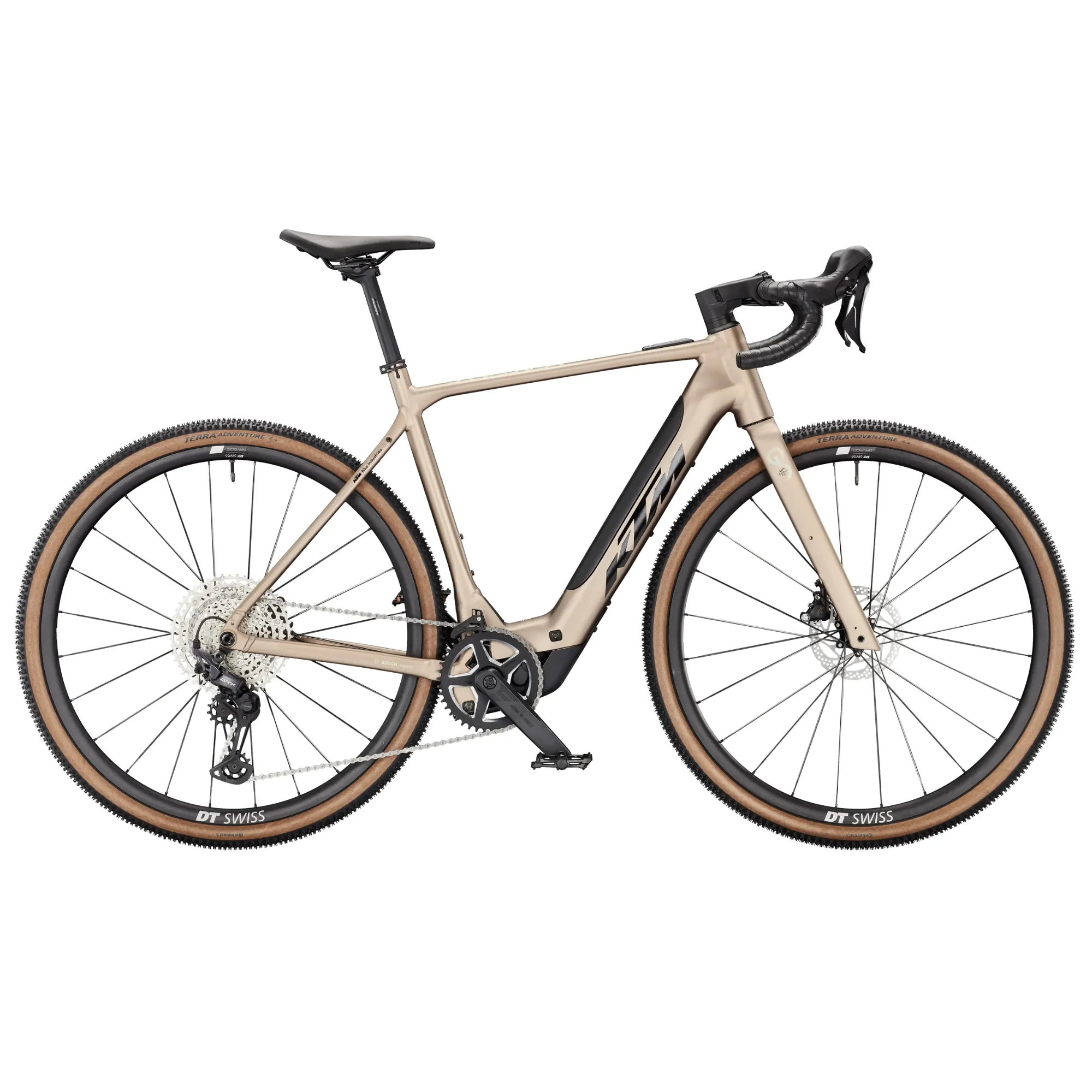 Električno gravel kolo KTM Macina Gravelator SX 10 – aluminijast okvir, carbon vilica, Bosch Performance SX motor, 400 Wh baterija, gravel konfiguracija | sportR.si