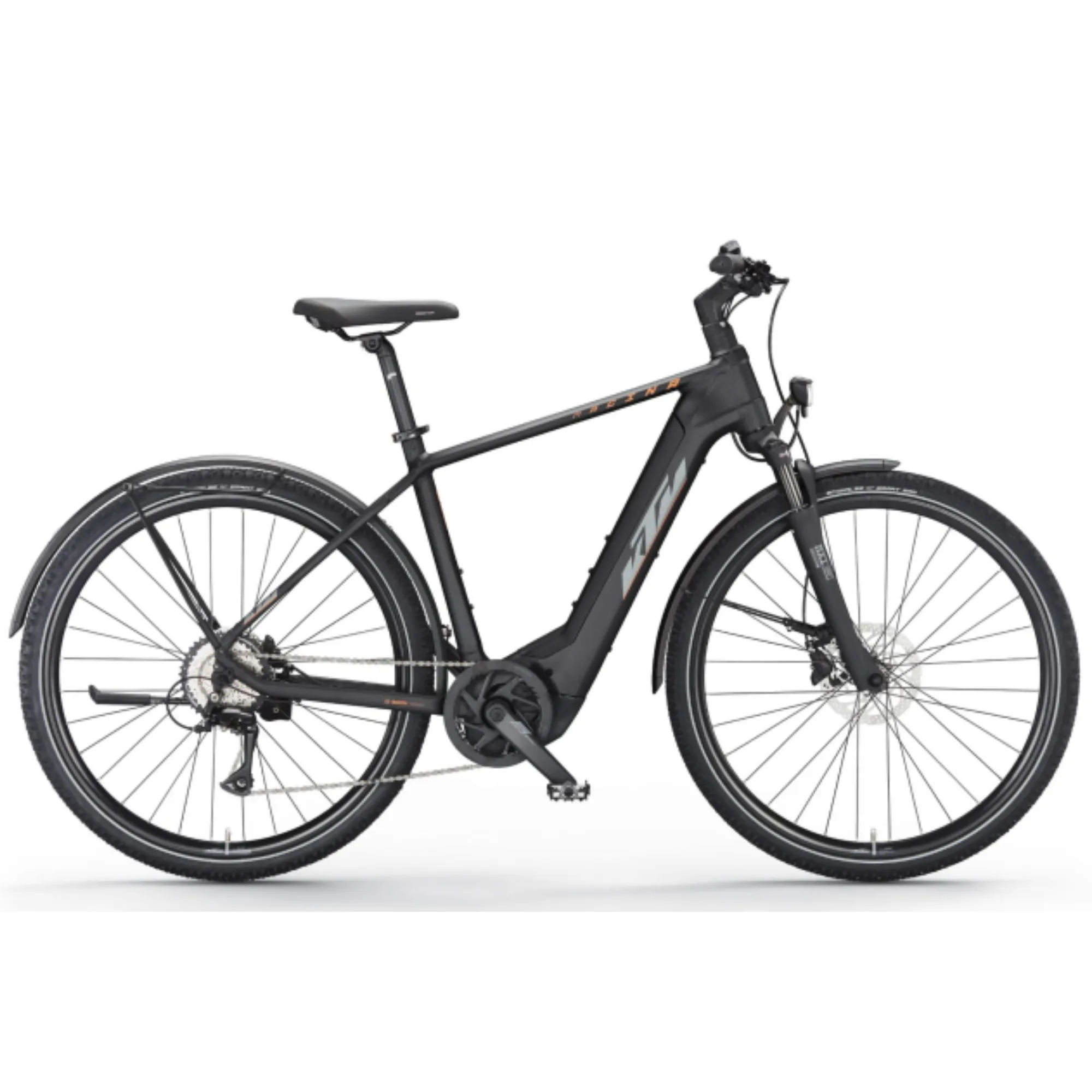 Električno treking kolo KTM Macina Cross CX 510 LFC – zmogljiv e-trek s Bosch CX motorjem, 510 Wh baterijo in praktično LFC opremo | sportR.si