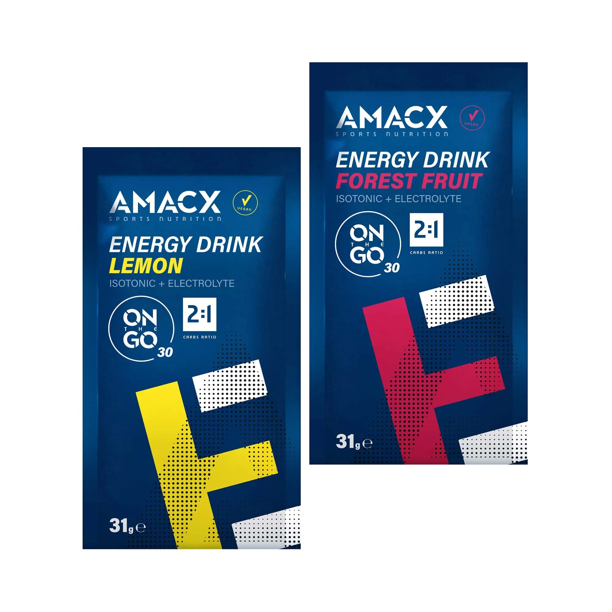 Energijska pijača Amacx Energy Drink On The Go 31 g – priročna energija za športne aktivnosti | sportR.si