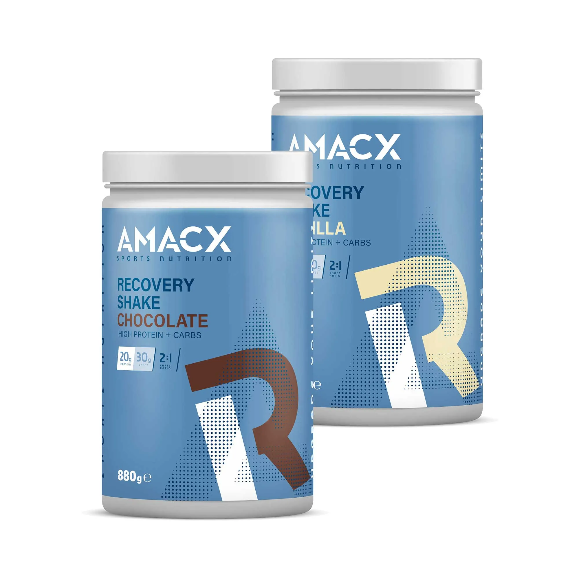 Domov 23 | Regeneracijski napitek Amacx Recovery Shake 880 g – beljakovinsko-ogljikov hidratni napitek za hitro regeneracijo | sportR.si