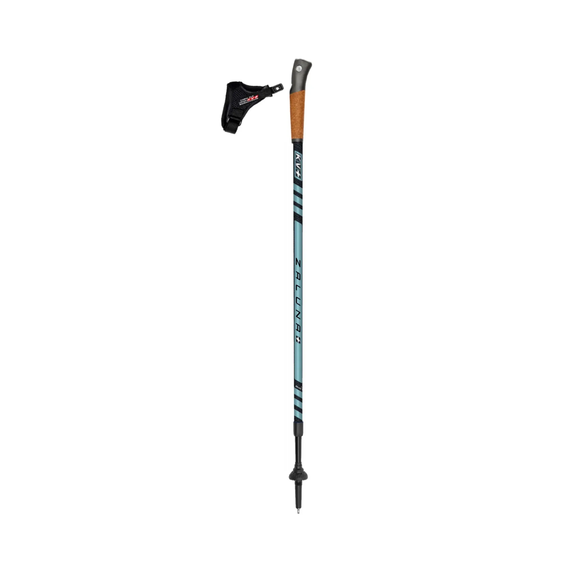 Palice za nordijsko hojo KV+ Zaluna – teleskopske aluminijaste palice z nastavljivo dolžino 100–135 cm | sportR.si